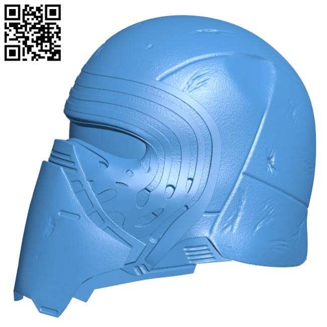 Kylo ren helmet B004324 file stl free download 3D Model for CNC and 3d printer