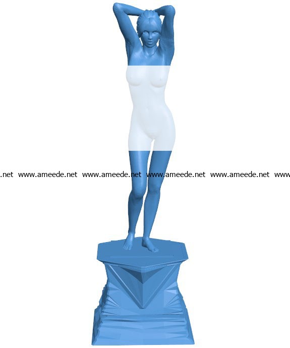 Losing Girl B003774 file stl free download 3D Model for CNC and 3d printer