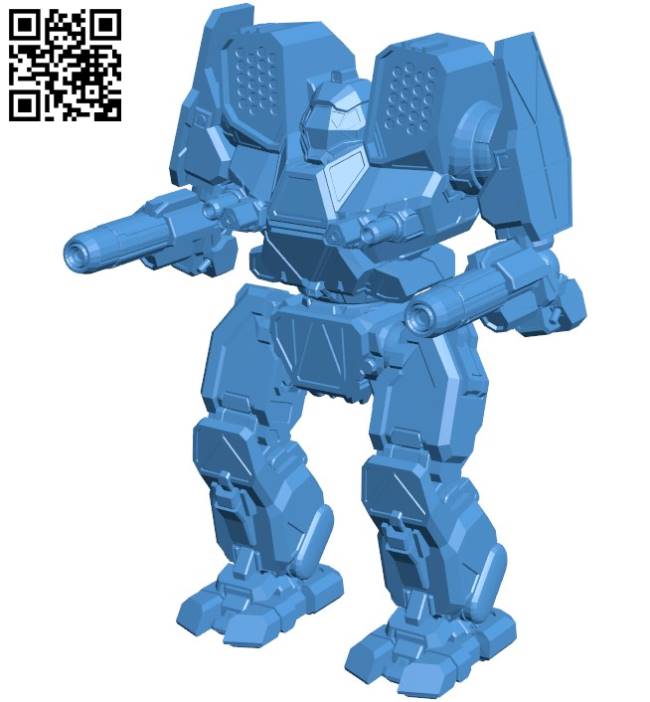 MWO Mauler B004220 file stl free download 3D Model for CNC and 3d printer