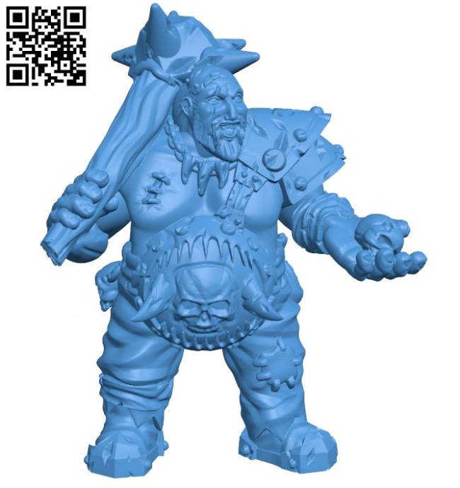 Man ogre B004236 file stl free download 3D Model for CNC and 3d printer