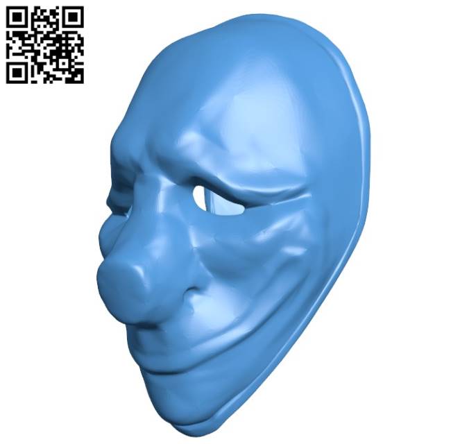 Mask B004255 file stl free download 3D Model for CNC and 3d printer