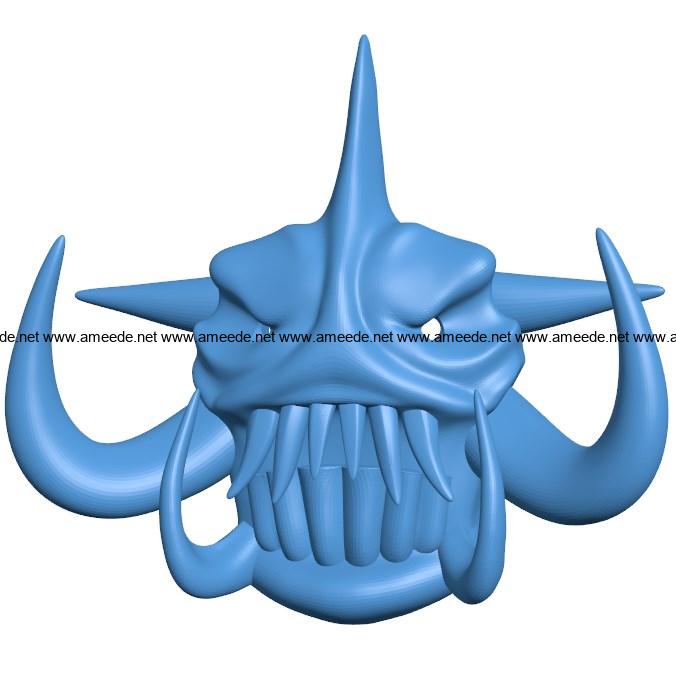 Mask Ormagoden belt B003934 file stl free download 3D Model for CNC and 3d printer