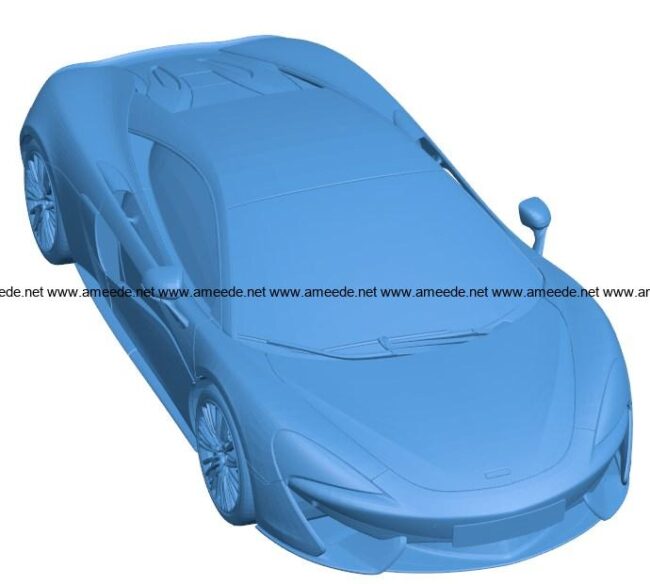 McLaren Car 570S B003955 file stl free download 3D Model for CNC and 3d printer
