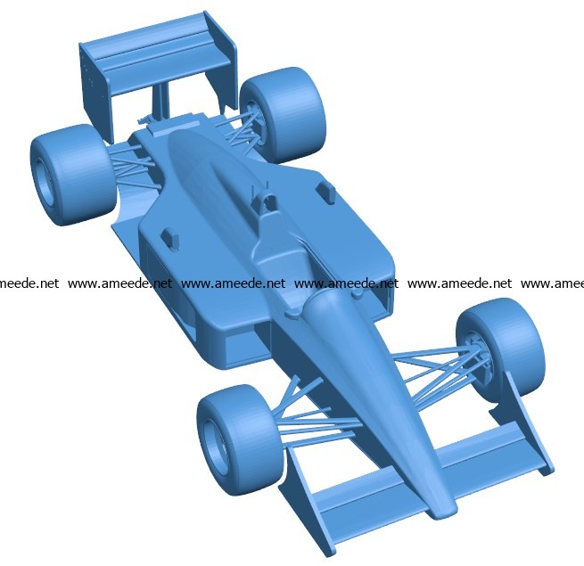 McLaren Car B003787 file stl free download 3D Model for CNC and 3d printer