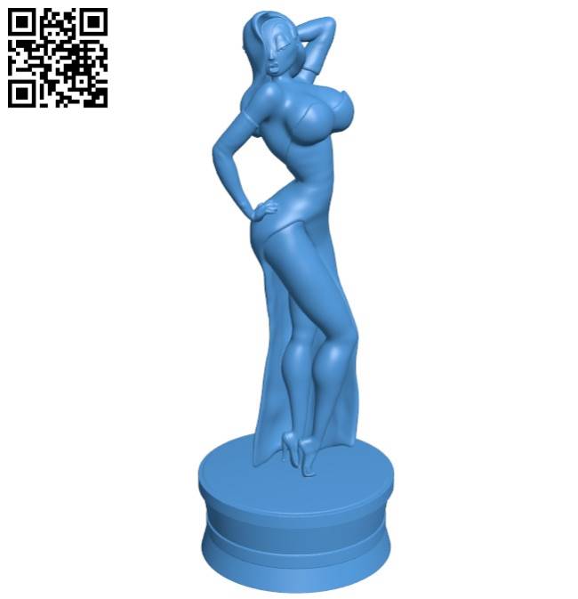 Miss Jessica B004190 file stl free download 3D Model for CNC and 3d printer