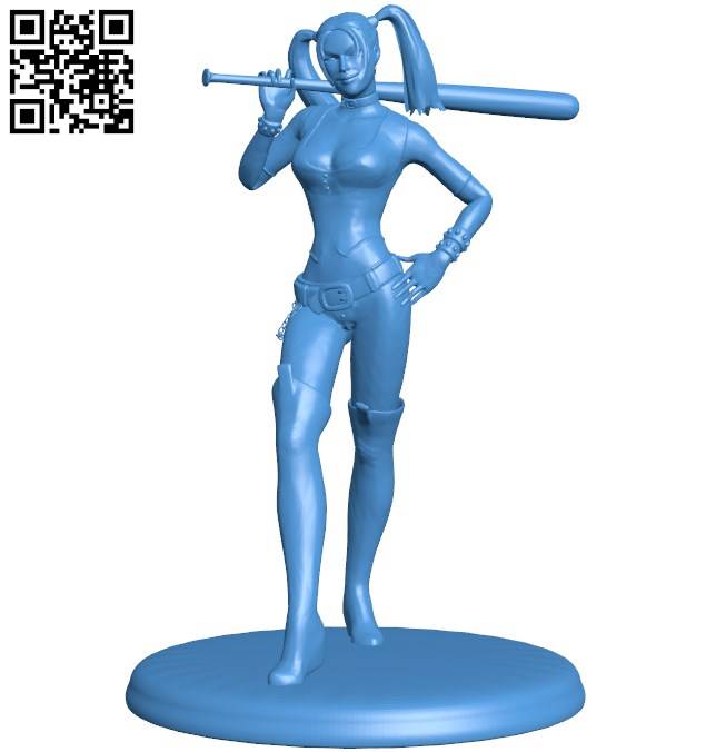 Miss harley B004292 file stl free download 3D Model for CNC and 3d printer