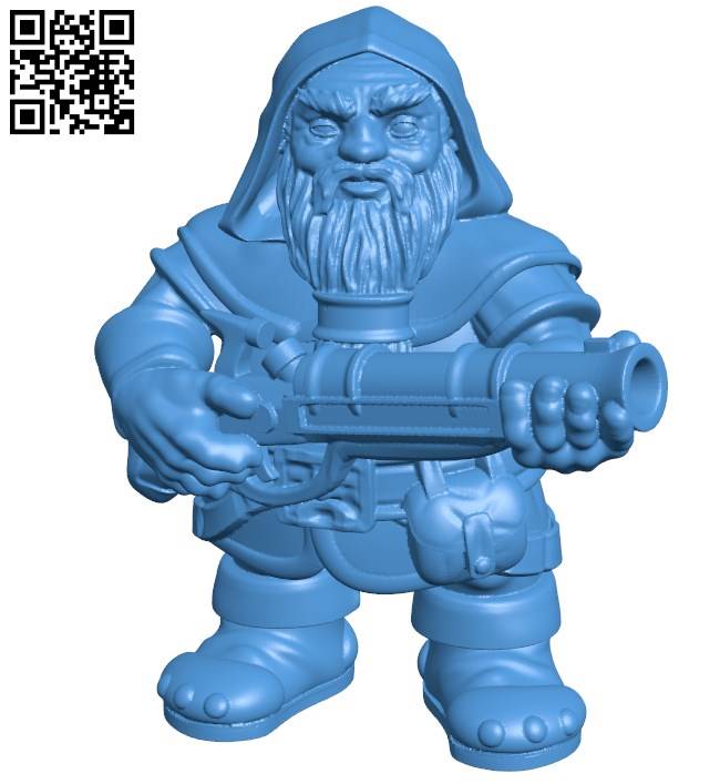 Old man B004379 file stl free download 3D Model for CNC and 3d printer