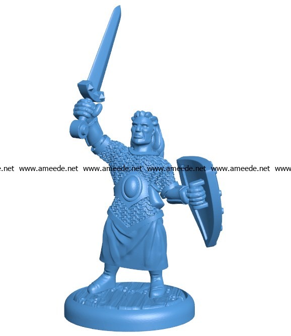 Man Painting Practice Figure B003885 file stl free download 3D Model for CNC and 3d printer