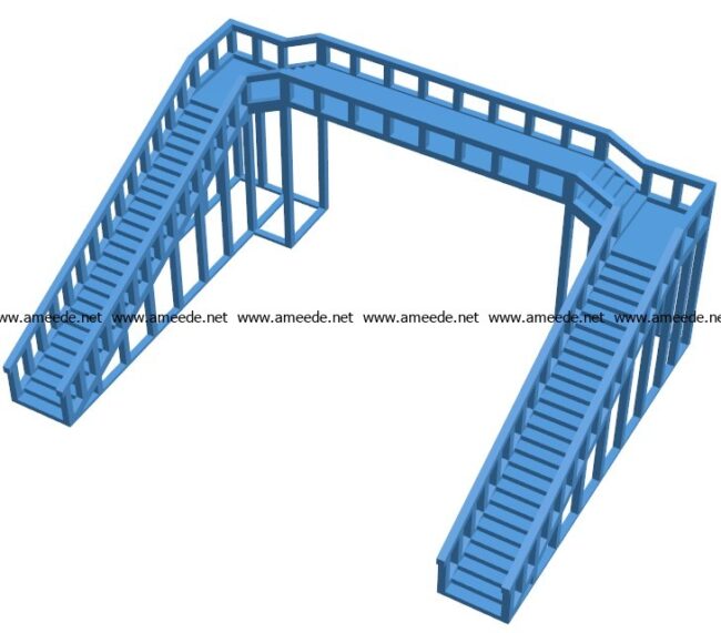 Passerelle B003835 file stl free download 3D Model for CNC and 3d printer