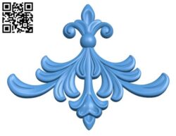 Pattern Dekor flowers A003277 wood carving file stl for Artcam and Aspire jdpaint free vector art 3d model download for CNC
