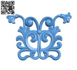 Pattern Dekor flowers A003278 wood carving file stl for Artcam and Aspire jdpaint free vector art 3d model download for CNC