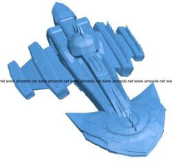 Pirate Strongbow Ship B003976 file stl free download 3D Model for CNC and 3d printer