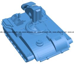 Prism Tank B003795 file stl free download 3D Model for CNC and 3d printer