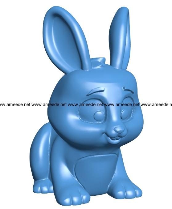 Rabbit B003943 file stl free download 3D Model for CNC and 3d printer