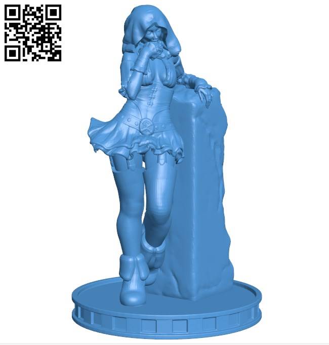Rogue Women B004240 File Stl Free Download 3d Model For Cnc And 3d