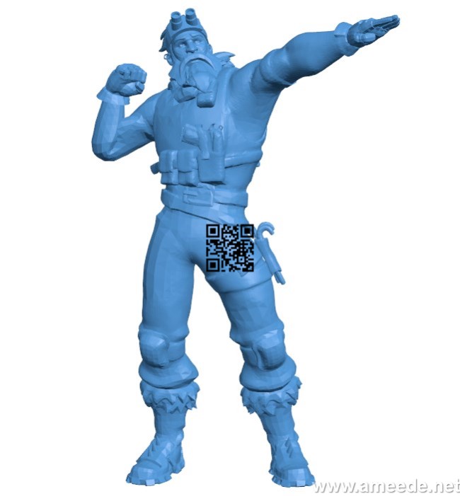 Sgt. Winter Man B004162 file stl free download 3D Model for CNC and 3d printer