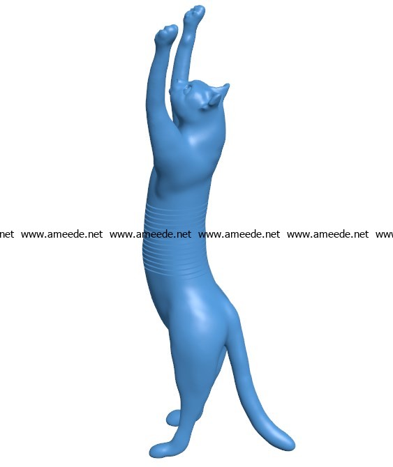 Spring Cat B003788 file stl free download 3D Model for CNC and 3d printer