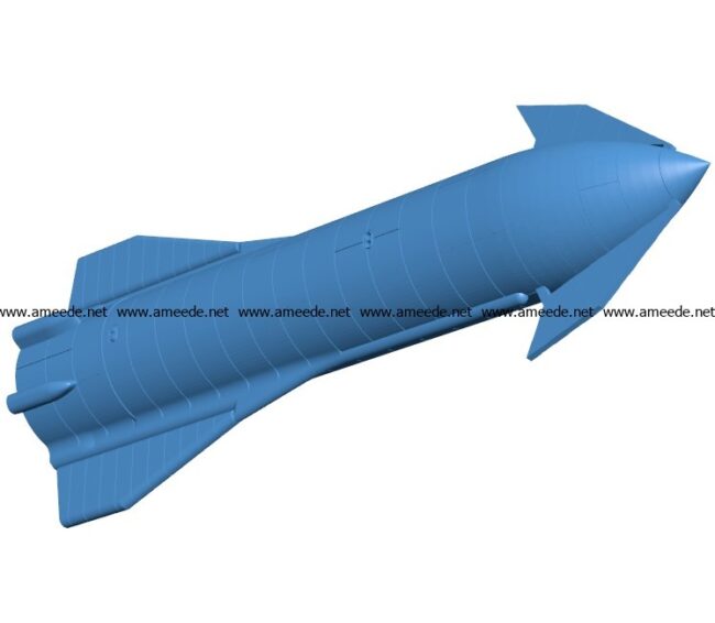 Starship MK1 B003793 file stl free download 3D Model for CNC and 3d printer