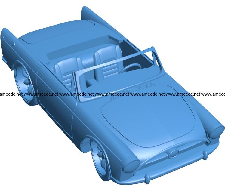 Sunbeam Car B003974 file stl free download 3D Model for CNC and 3d printer