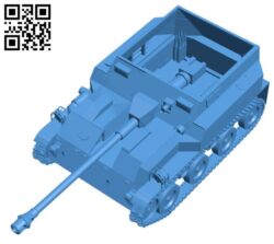 Tank ASU-57 B004409 file stl free download 3D Model for CNC and 3d printer