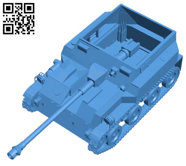 Tank ASU-57 B004409 file stl free download 3D Model for CNC and 3d printer