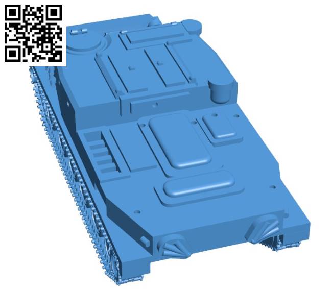 Tank BTR-50P B004174 file stl free download 3D Model for CNC and 3d printer