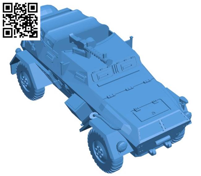 Tank SdKfz 247b B004246 file stl free download 3D Model for CNC and 3d printer
