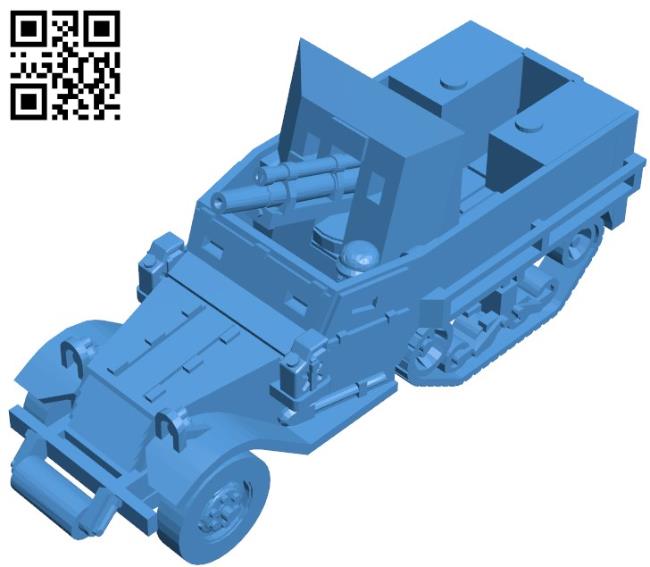 Tank UBX63 B004429 file stl free download 3D Model for CNC and 3d printer