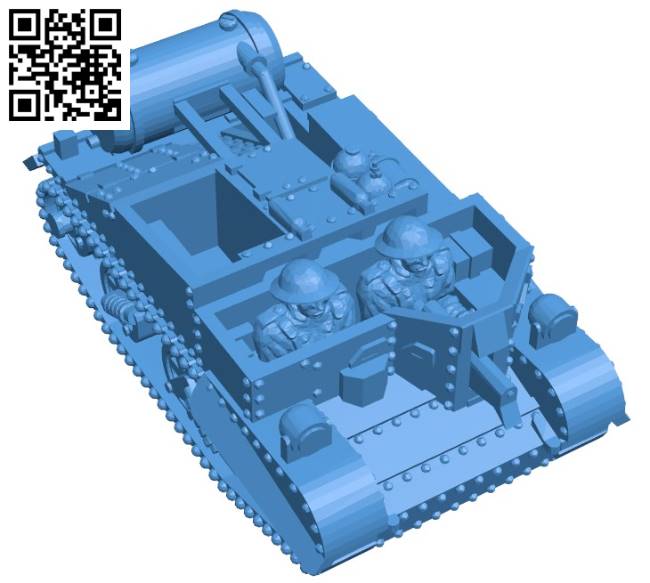 Tank wasp B004275 file stl free download 3D Model for CNC and 3d printer