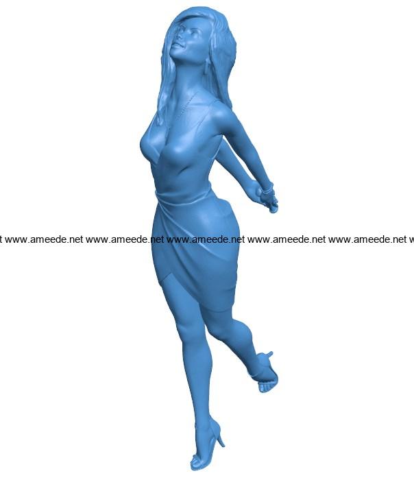 The Rain Is Over Women B003960 file stl free download 3D Model for CNC and 3d printer