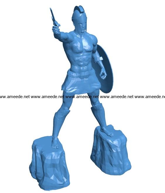 Titan Of Braavos Man B004109 file stl free download 3D Model for CNC and 3d printer