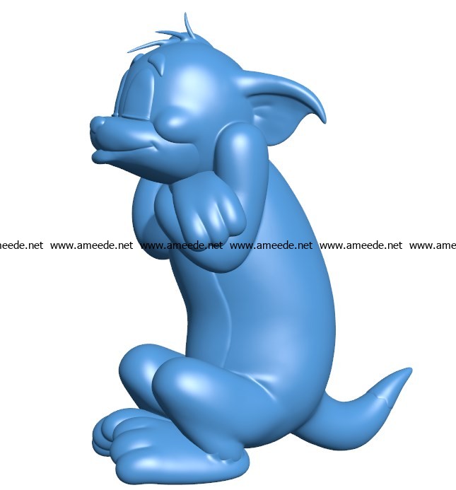 Tom Sleeping B003840 file stl free download 3D Model for CNC and 3d printer