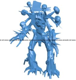 Tree man B004118 file stl free download 3D Model for CNC and 3d printer