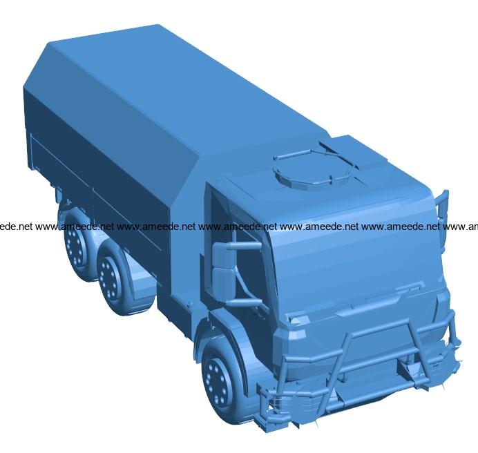 Trailer Truck 3d Model Free Download