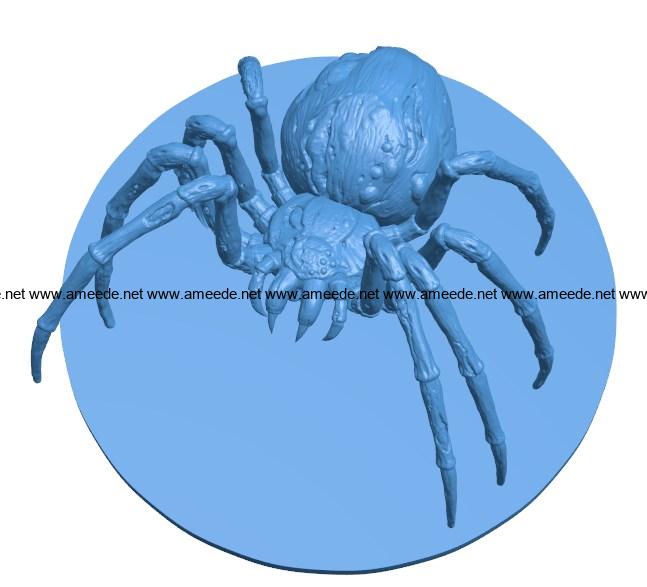 Undead spider B004003 file stl free download 3D Model for CNC and 3d printer