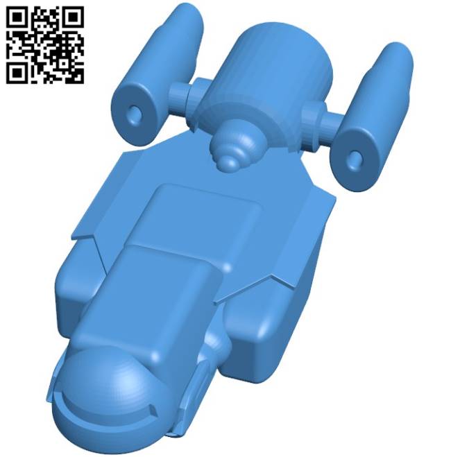 Unreliable Ship B004262 file stl free download 3D Model for CNC and 3d printer