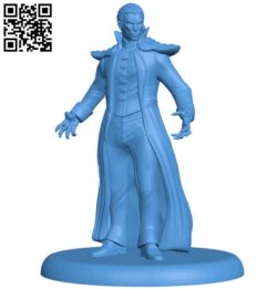 Vampire Man B004267 file stl free download 3D Model for CNC and 3d printer