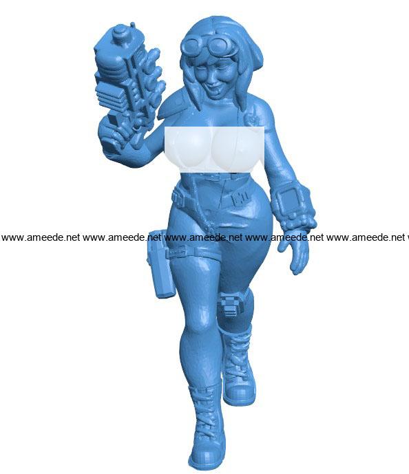 Vault Meat Women B003951 file stl free download 3D Model for CNC and 3d printer