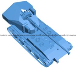 Waffentrager auf tank E100 S000005 file stl free download 3D Model for CNC and 3d printer