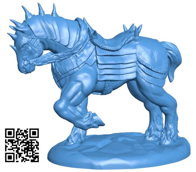 War Horse B004200 file stl free download 3D Model for CNC and 3d printer