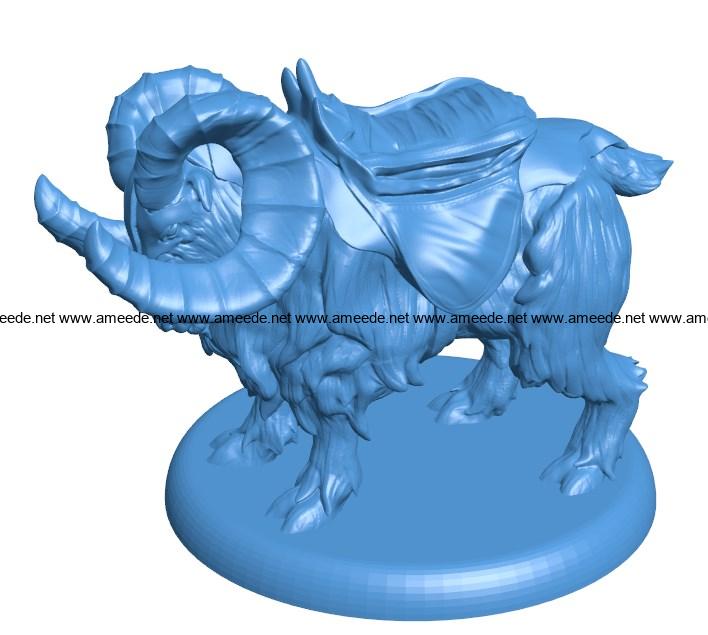 War Ram B004093 file stl free download 3D Model for CNC and 3d printer