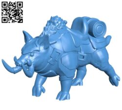 War pig B004280 file stl free download 3D Model for CNC and 3d printer
