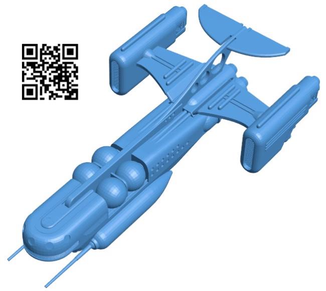 Whale space ship B004388 file stl free download 3D Model for CNC and 3d printer