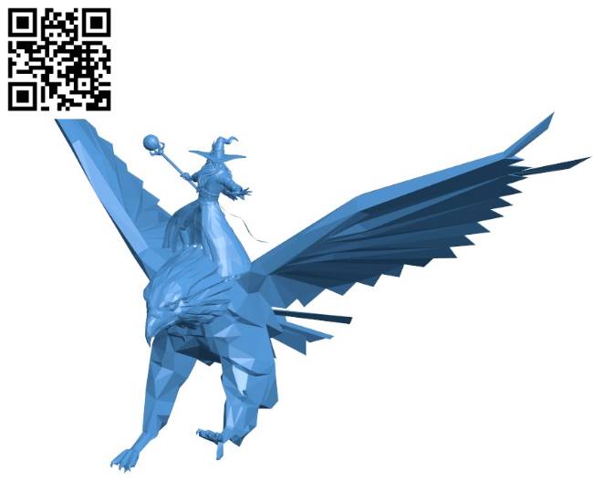 Wizard on eagle B004171 file stl free download 3D Model for CNC and 3d printer
