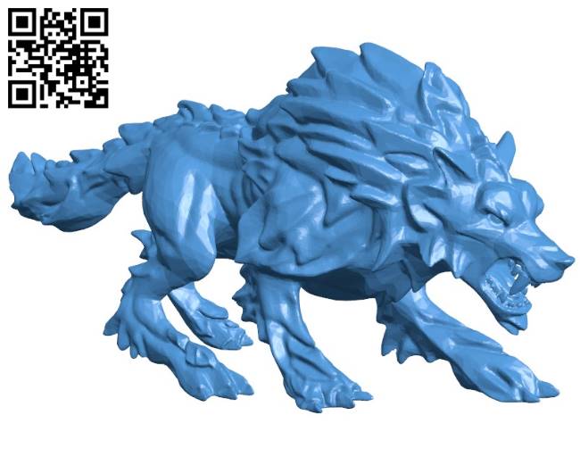 Wolf B004359 file stl free download 3D Model for CNC and 3d printer