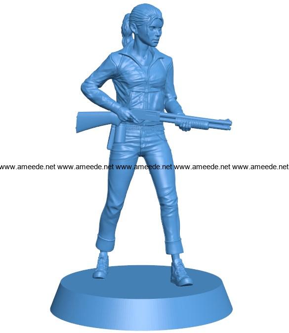 Woman Zoey B003958 file stl free download 3D Model for CNC and 3d printer