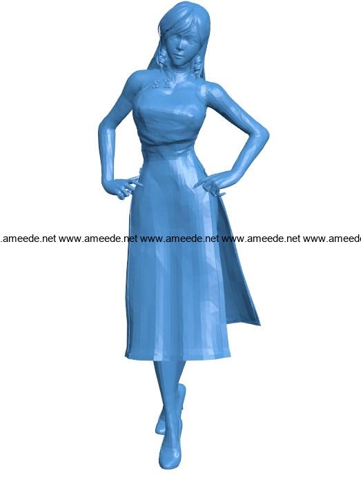 Women B003913 file stl free download 3D Model for CNC and 3d printer