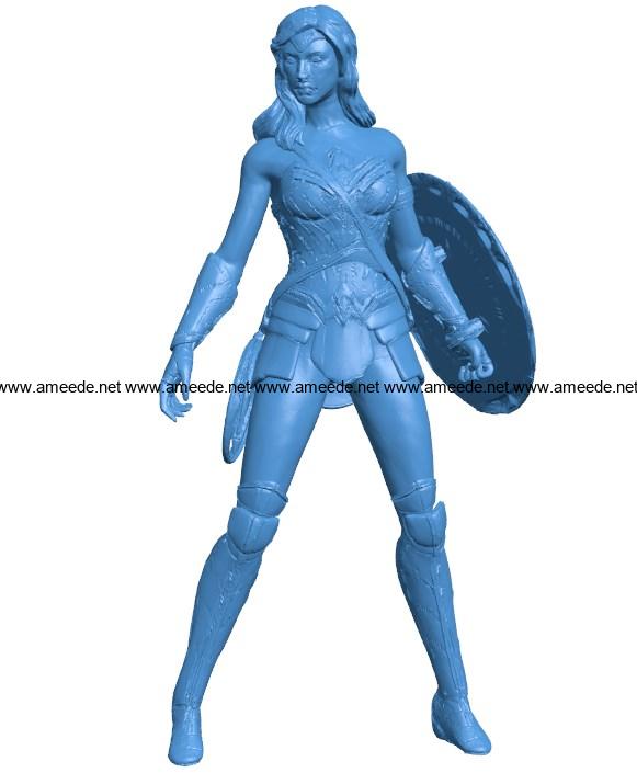 Women B004030 file stl free download 3D Model for CNC and 3d printer