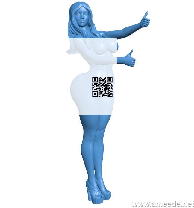 Women B004151 file stl free download 3D Model for CNC and 3d printer
