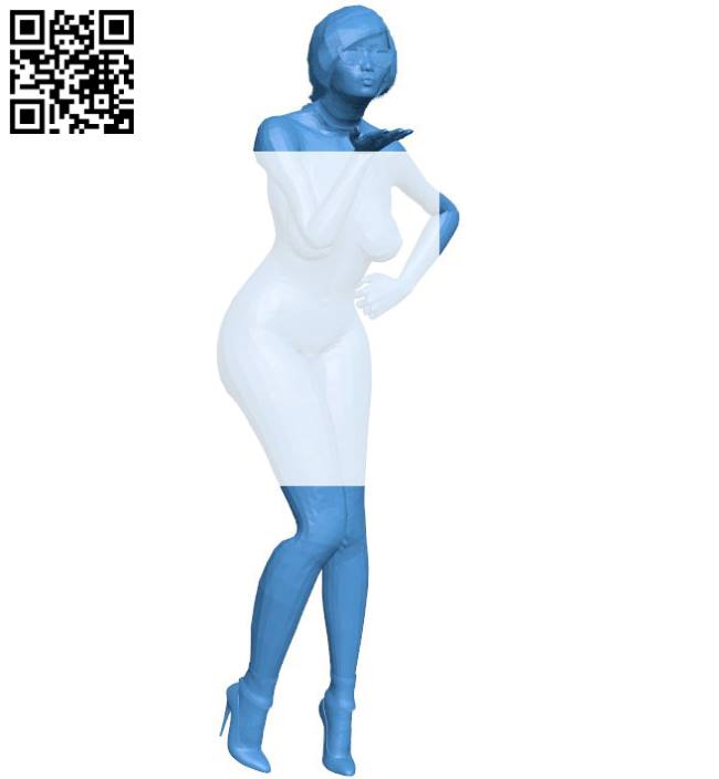 Women B004389 file stl free download 3D Model for CNC and 3d printer
